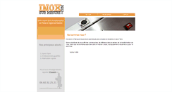Desktop Screenshot of inoxsurmesure.com